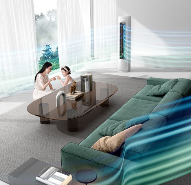 信新风空调X3Pro柜机智能省电更舒适EVO视讯平台高品质客厅空调推荐：海(图3)